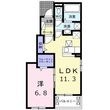 サン ウォーム Ⅲの間取図