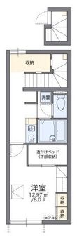 レオパレスセカンドハウスTKMの間取図