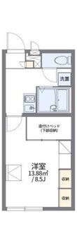 レオパレス比叡尾の間取図