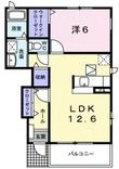 焼山・沖田レジデンスBの間取図