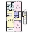 緑井３丁目アパートの間取図