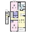 緑井３丁目アパートの間取図