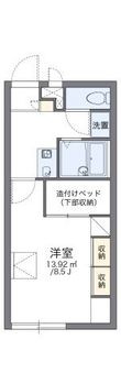 レオパレスエクレールの間取図
