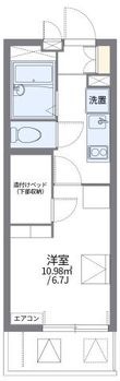 レオパレス桜尾本町の間取図