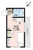 ライフプラス南観音2の間取図