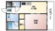 フローレス日吉の間取図