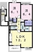 サニーガ-デン Aの間取図