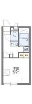 レオパレスミルキーウェイの間取図