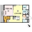 D-ROOM庚午中の間取図