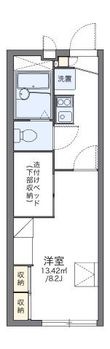 レオパレスウィステリアの間取図