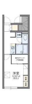 レオパレスリバティーの間取図