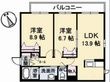 シャーメゾンKOGOの間取図