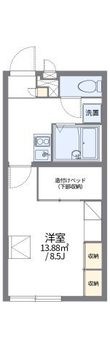 レオパレス比叡尾の間取図