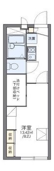 レオパレス西本町壱番館の間取図