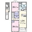 トランクワルBの間取図