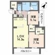 アンソレイエ古江の間取図