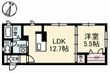 フローラ古江西の間取図
