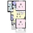 ラ・リューア Bの間取図