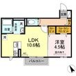 セジュール己斐上K.Nの間取図