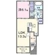 パストラーレ Dの間取図