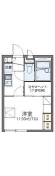 レオパレスグレース府中の間取図