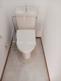 コンパクトで使いやすいトイレです