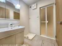 コンパクトで使いやすい洗面所