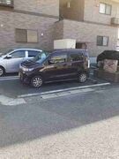 駐車場に車を止められます