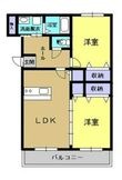 エストシャンブルⅡの間取図