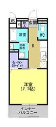 熊本市中央区西子飼町の間取図