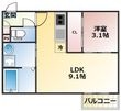 熊本市東区東野3丁目の間取図