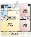 熊本市中央区本山町の間取図