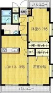 熊本市東区長嶺東8丁目の間取図