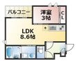 熊本市中央区本山４丁目の間取図