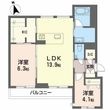 熊本市中央区帯山4丁目の間取図