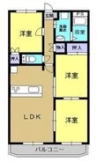 写真：ベネッセ米野1階の間取図