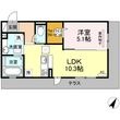 熊本市東区戸島西1丁目の間取図