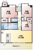エイルマンション武蔵ヶ丘の間取図