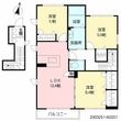 熊本市東区保田窪本町の間取図