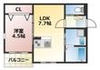 シャロム西子飼の間取図