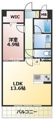 熊本市北区清水東町の間取図