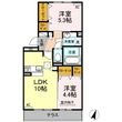菊池郡菊陽町向陽台の間取図