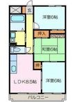スカイマンション幾久富の間取図