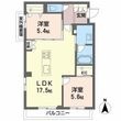 熊本市中央区国府2丁目の間取図