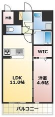 グレイスピア菊陽6の間取図