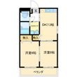 Patio黒髪Ⅱの間取図