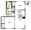 菊池郡菊陽町光の森4丁目の間取図