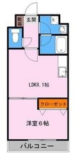 熊本市中央区水前寺５丁目の間取図