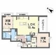 熊本市中央区新屋敷3丁目の間取図