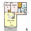 クルール東野の間取図